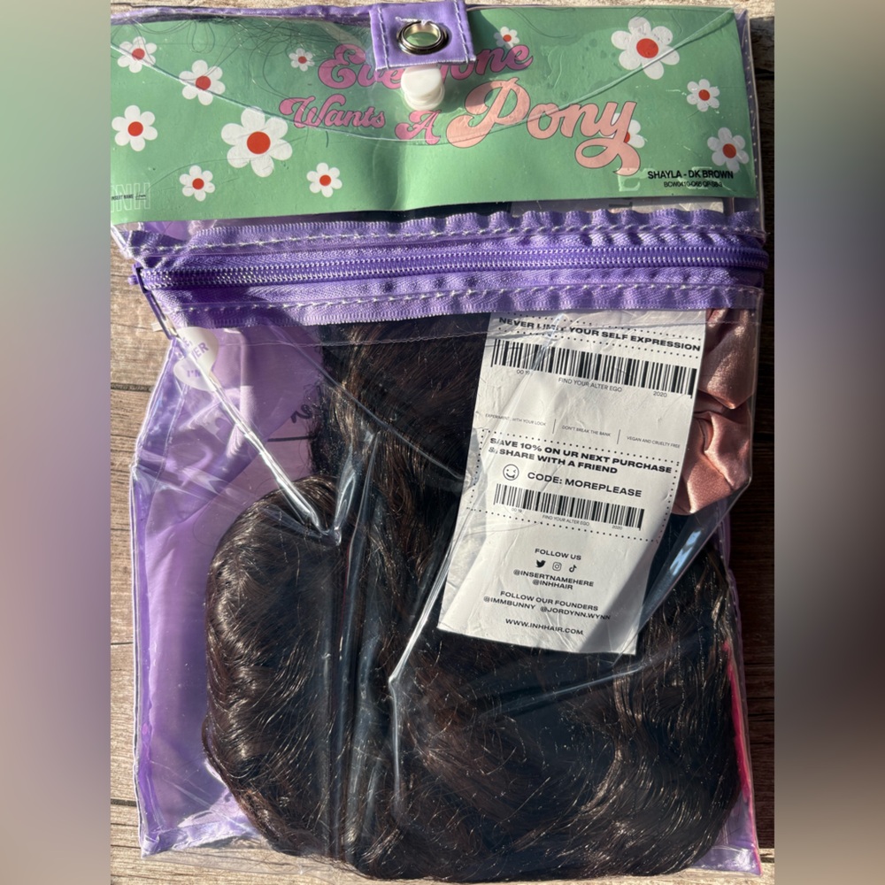 Dark Brown Hair Ponytail Extension